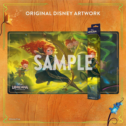 Ravensburger Disney Lorcana TCG – Unknown Countries – Trading Card Game – Playmat Merida Mat – Ages 8 and Above