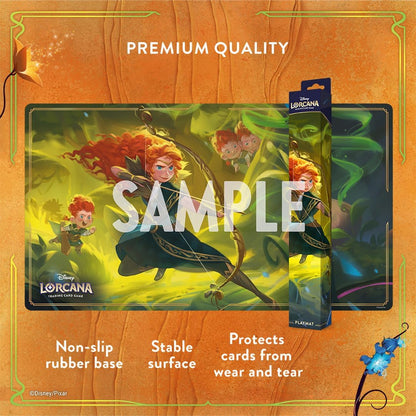 Ravensburger Disney Lorcana TCG – Unknown Countries – Trading Card Game – Playmat Merida Mat – Ages 8 and Above