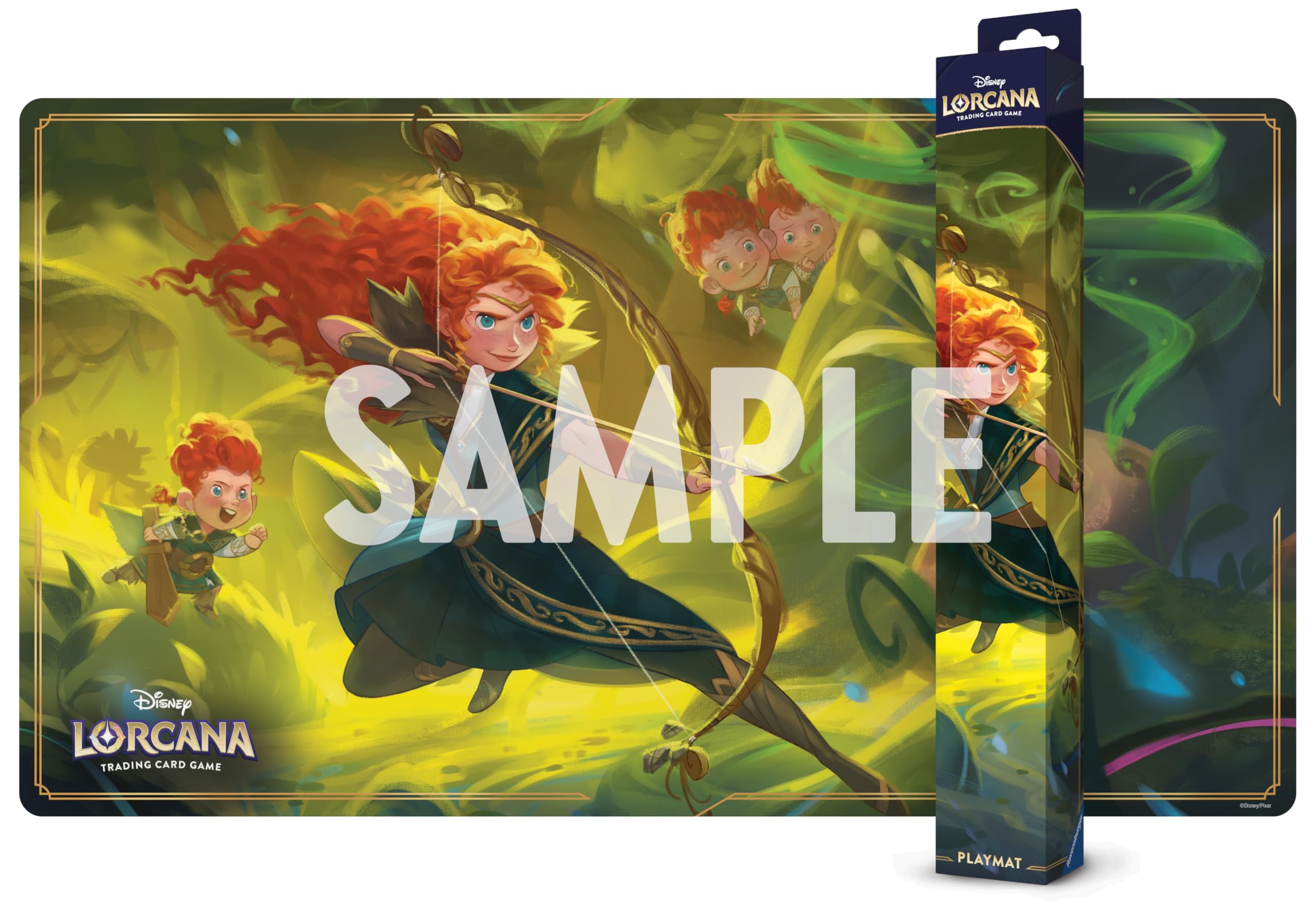Ravensburger Disney Lorcana TCG – Unknown Countries – Trading Card Game – Playmat Merida Mat – Ages 8 and Above