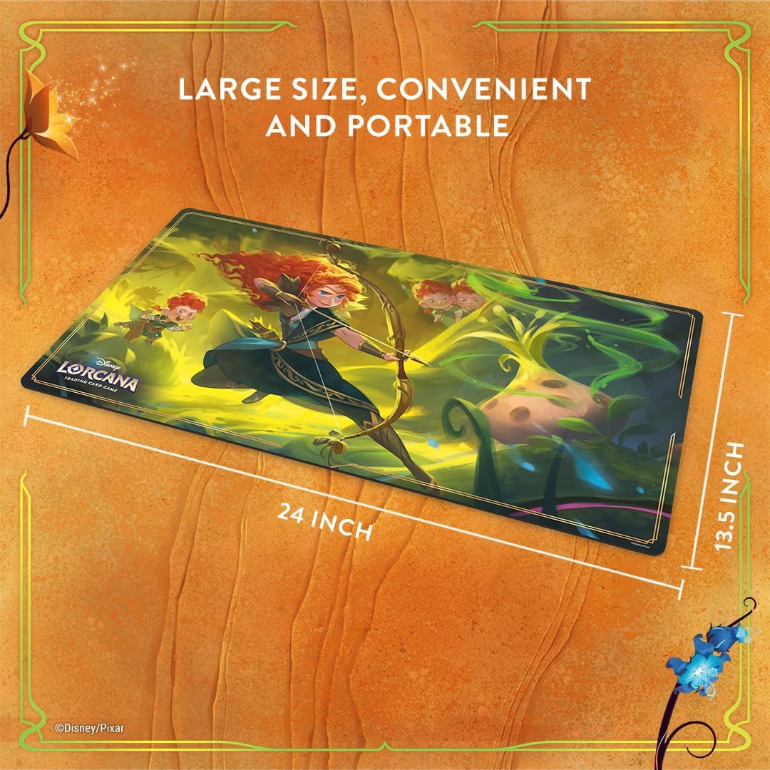 Ravensburger Disney Lorcana TCG – Unknown Countries – Trading Card Game – Playmat Merida Mat – Ages 8 and Above