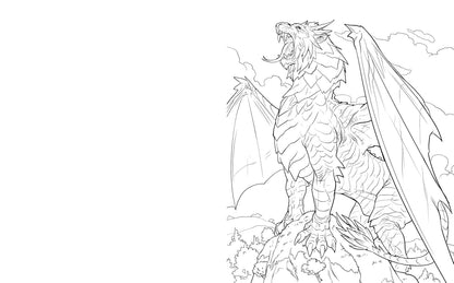The Dragoncore Coloring Book