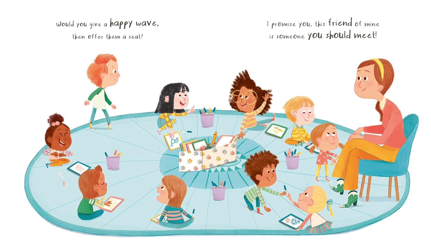 When You Meet My Friend: A Book about Making Friends at School