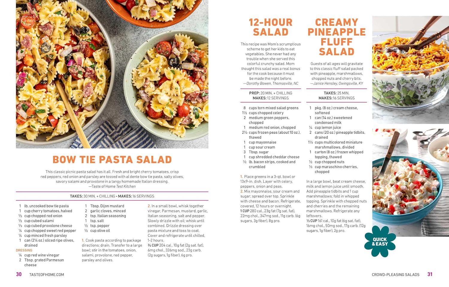 Taste of Home Summer Potlucks Cookbook