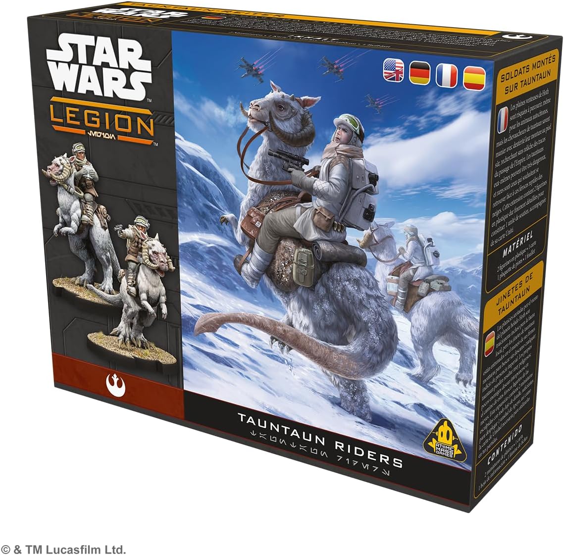 Asmodee| Star Wars: Legion – Tauntaun Riders | Miniatures Game | Ages 14+ | 2 Players | 90 Minutes Playing Time