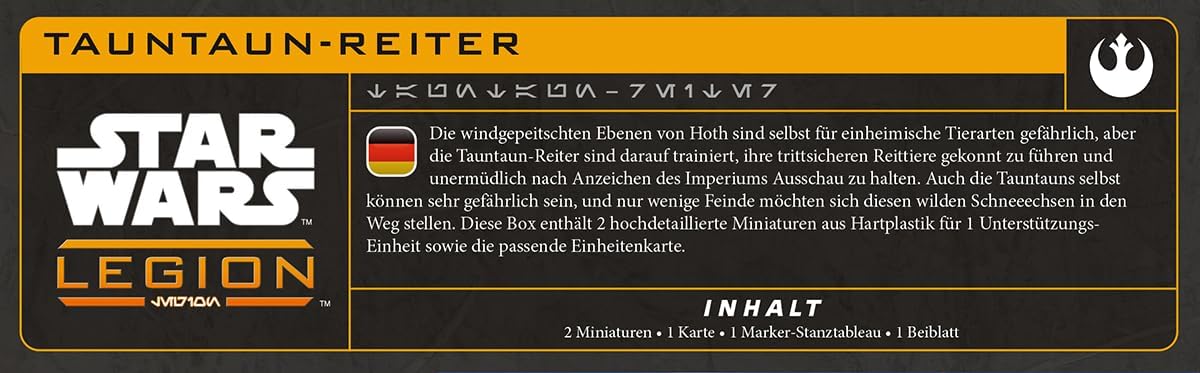 Asmodee| Star Wars: Legion – Tauntaun Riders | Miniatures Game | Ages 14+ | 2 Players | 90 Minutes Playing Time