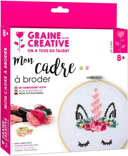 Graine Creative - Graine Borduurpakket 155 cm Unicorn