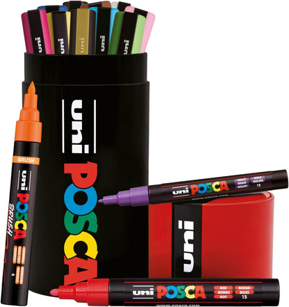 POSCA Pennenetui van acryl op waterbasis, 13 stuks