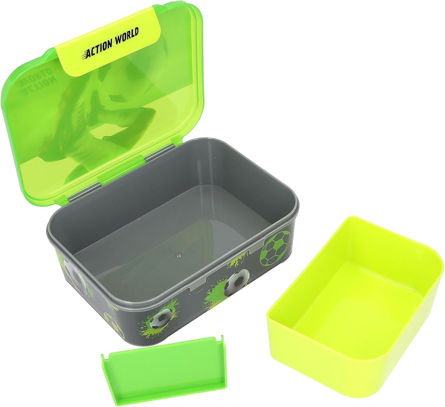 Dino World - Action World Lunchbox Football - Bright Green