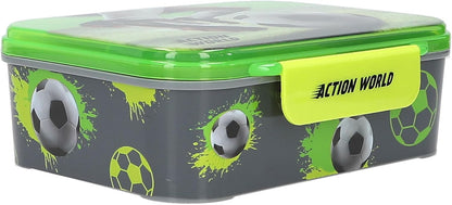 Dino World - Action World Lunchbox Football - Bright Green