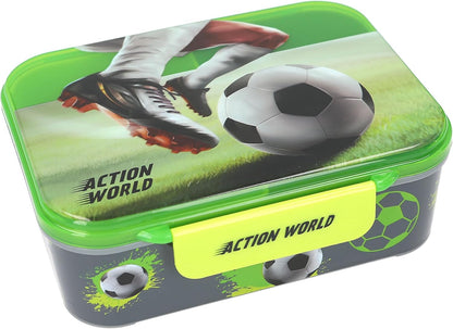 Dino World - Action World Lunchbox Football - Bright Green