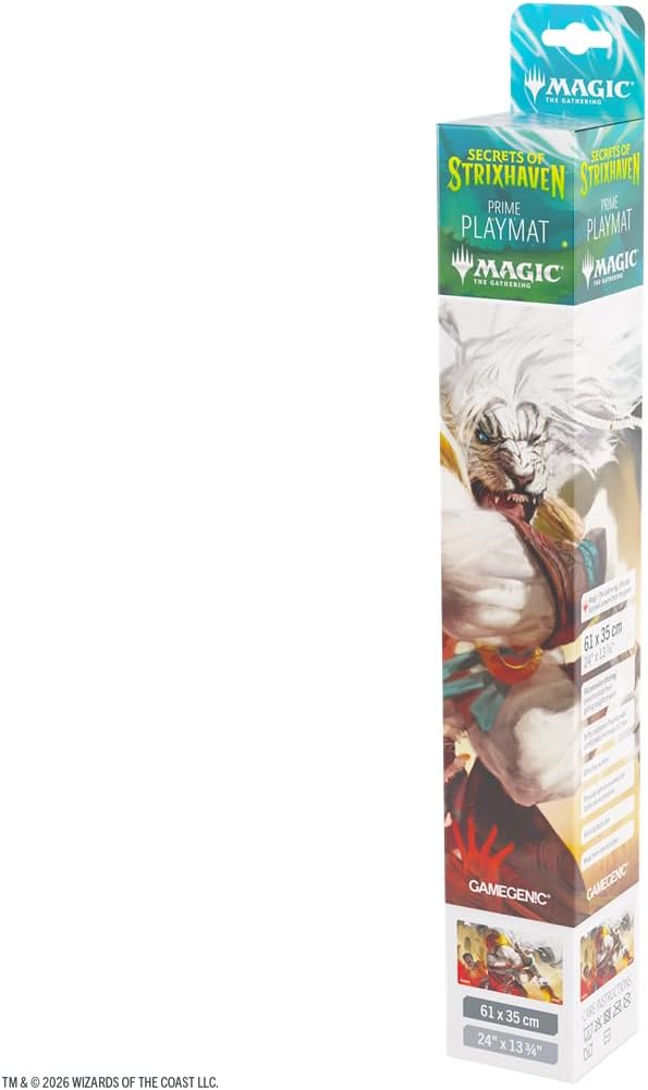Gamegenic | Magic: The Gathering | Secrets of Strixhaven Prime Playmat - Ajani's Response