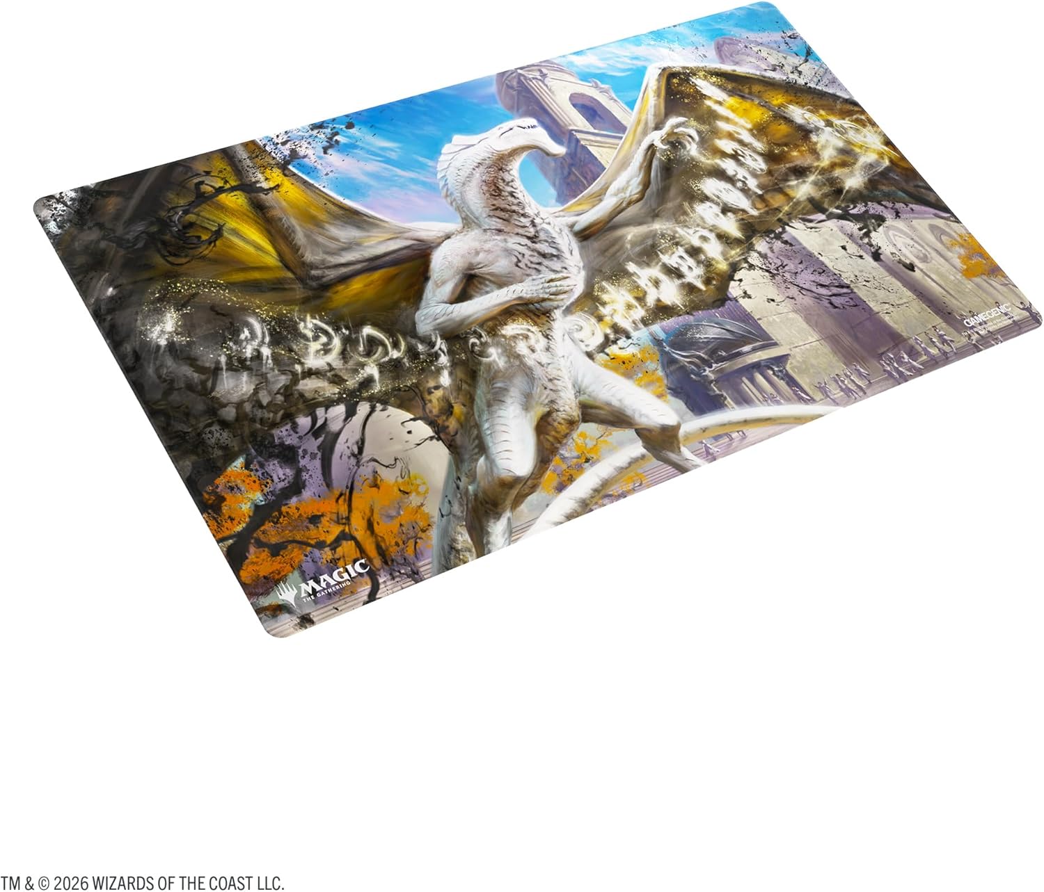 Gamegenic | Magic: The Gathering | Secrets of Strixhaven Shiny Playmat - Silverquill, the Disputant
