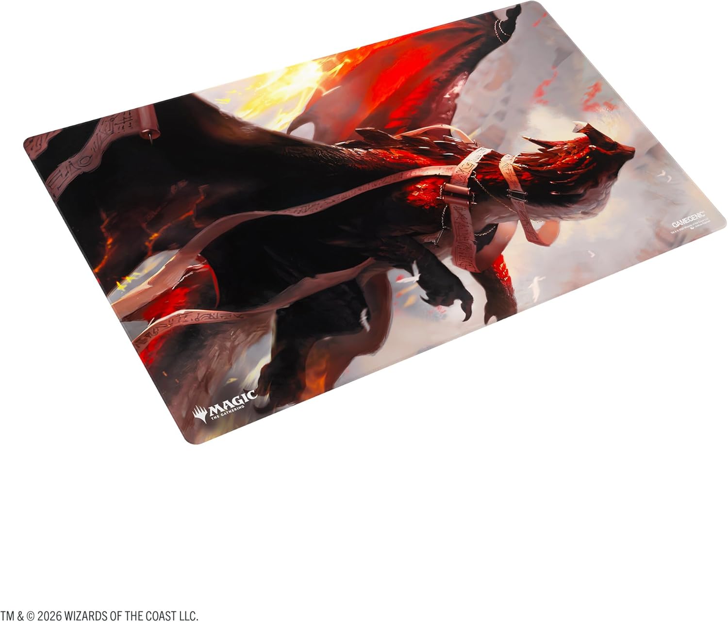Gamegenic | Magic: The Gathering | Secrets of Strixhaven Shiny Playmat - Lorehold, the Historian