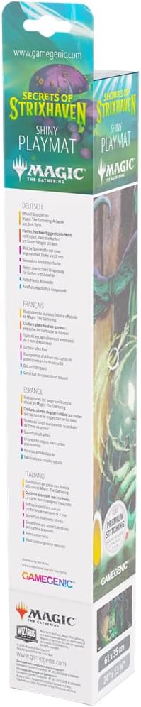 Gamegenic | Magic: The Gathering | Secrets of Strixhaven Shiny Playmat - Witherbloom, the Balancer