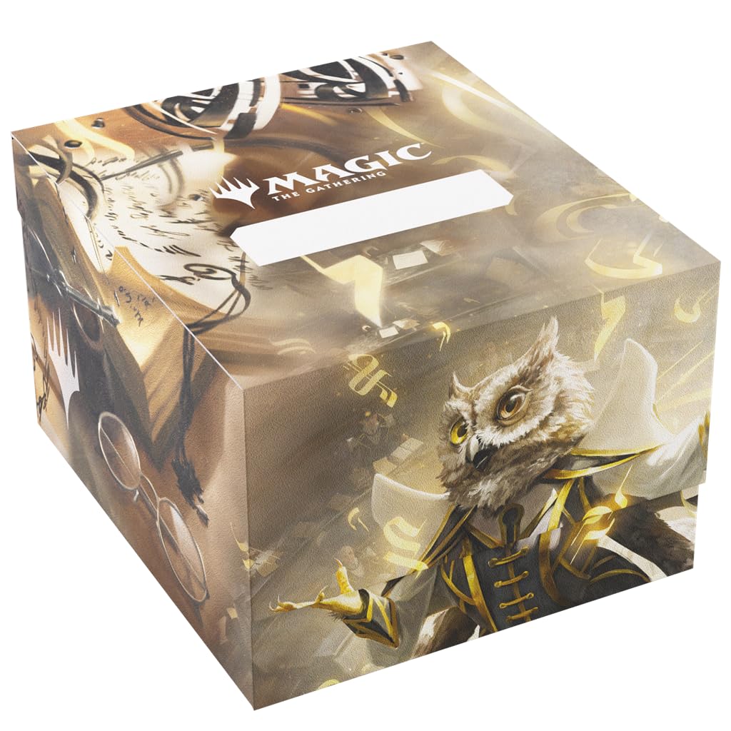 Gamegenic | Magic: The Gathering | Secrets of Strixhaven Soft Crate 100+ XL Sideloading - Stirring Hopesinger/Inkling Token