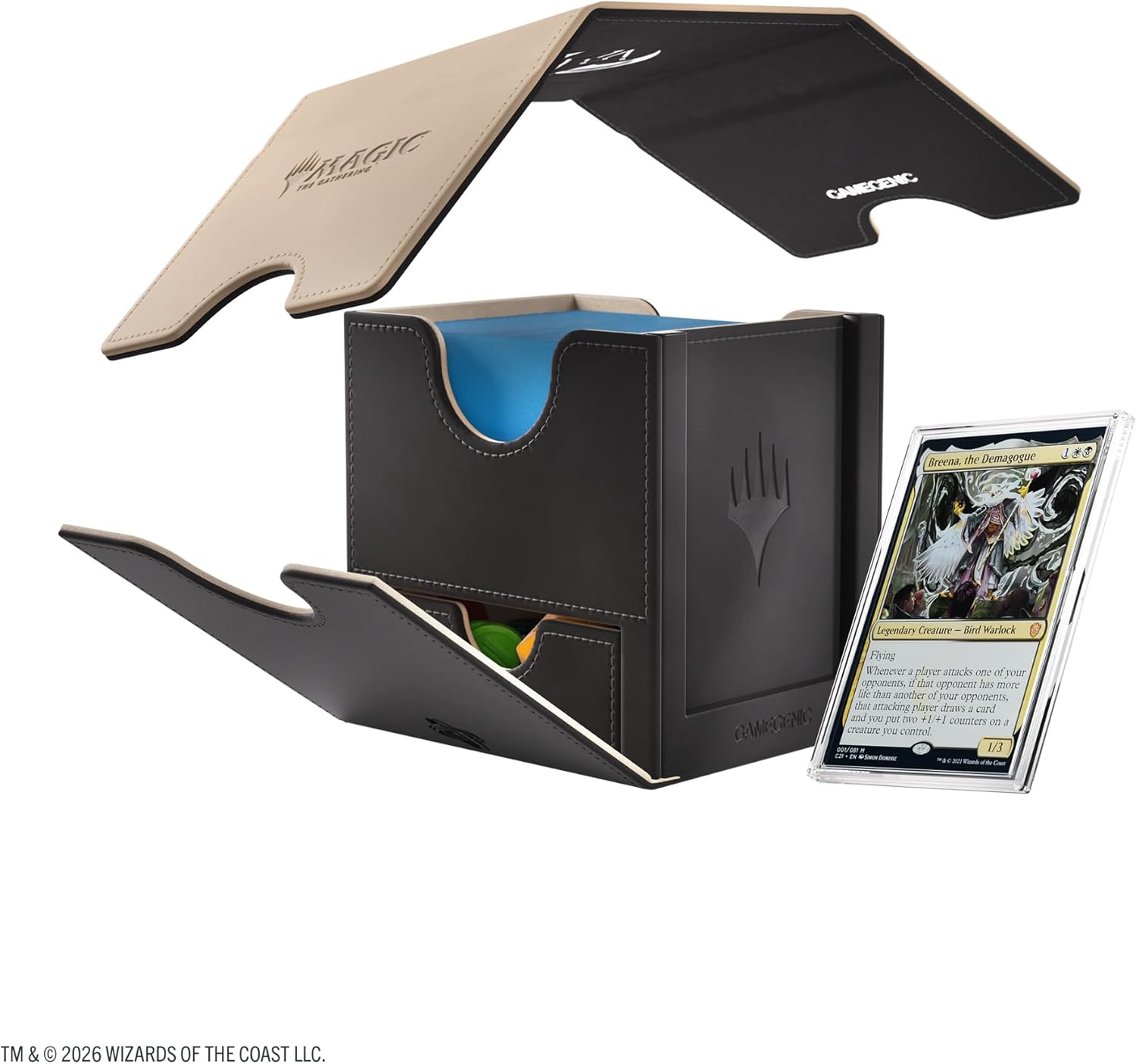 Gamegenic | Magic: The Gathering | Secrets of Strixhaven Sidekick PRO 100+ XL - Silverquill