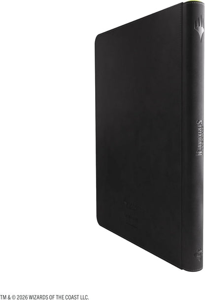 Gamegenic | Magic: The Gathering | Secrets of Strixhaven Prime Zip-Up Album 18-Pocket - Black/Green