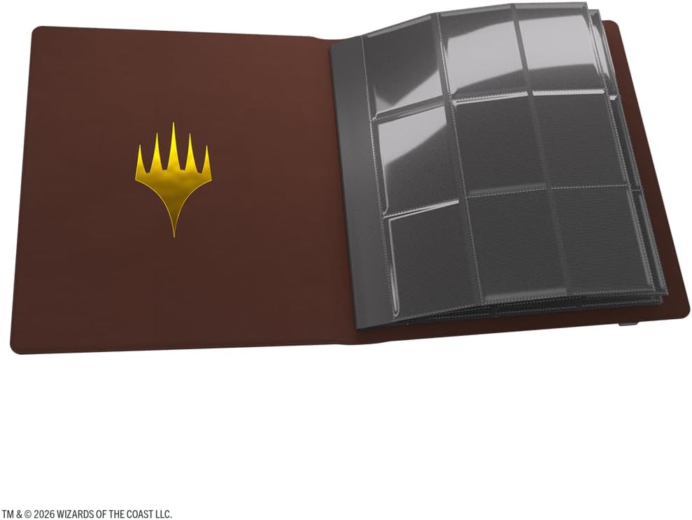 Gamegenic | Magic: The Gathering | Secrets of Strixhaven Cards Almanac 18-Pocket - Faction Logo 1 | Trading Card Game Accessory | Ages 13+