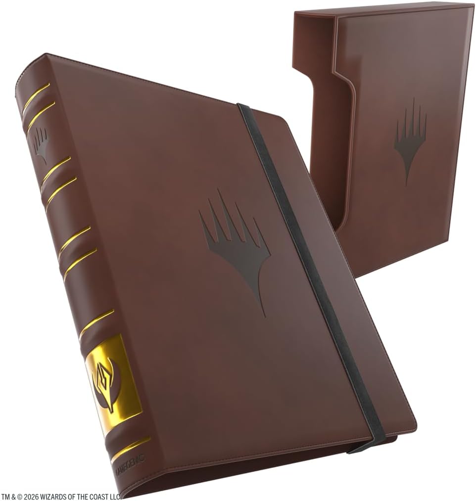 Gamegenic | Magic: The Gathering | Secrets of Strixhaven Cards Almanac 18-Pocket - Faction Logo 1 | Trading Card Game Accessory | Ages 13+