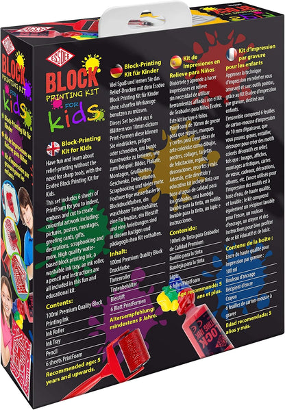 Essdee - Essdee Blokdruk Kit voor Kids