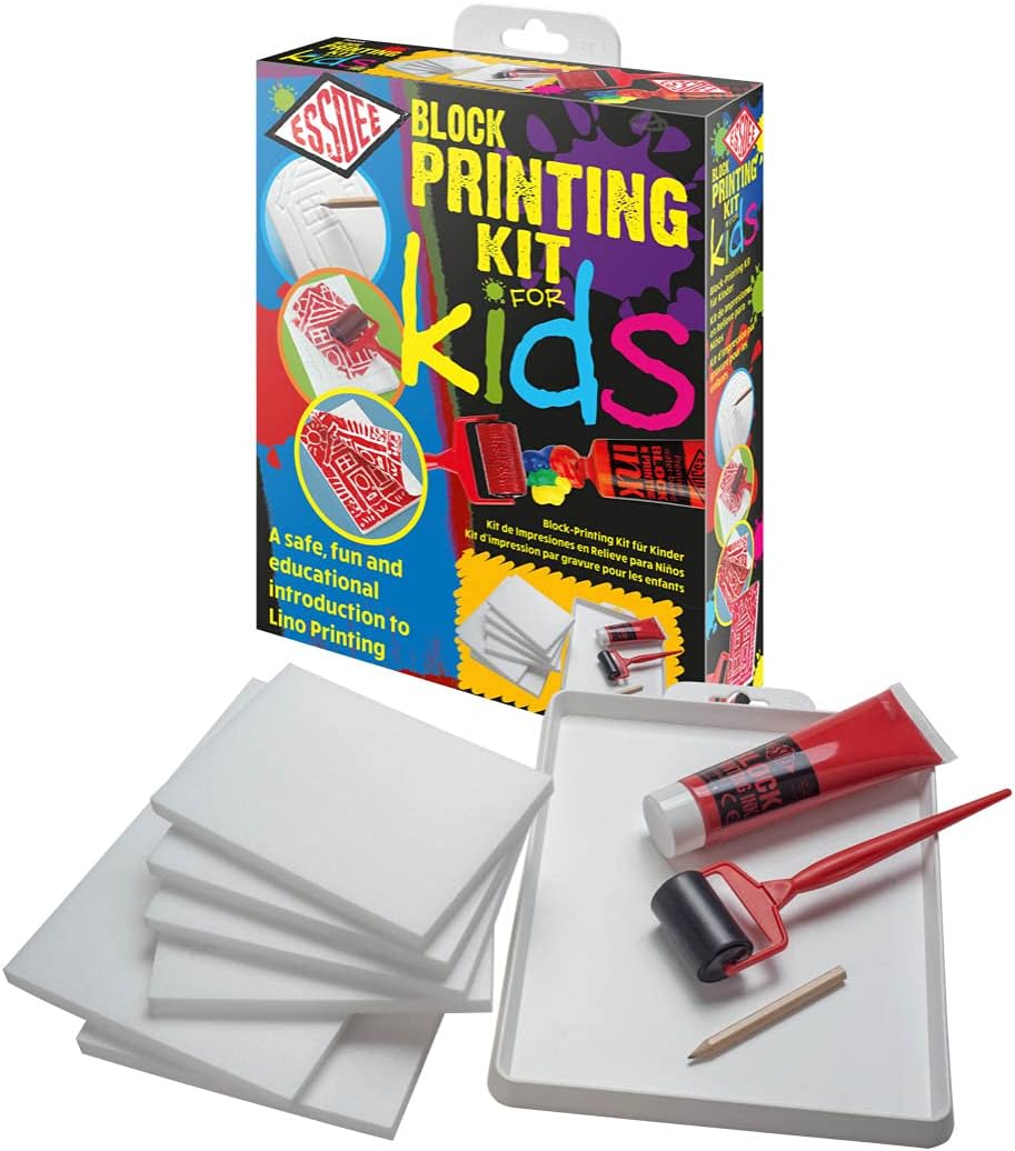 Essdee - Essdee Blokdruk Kit voor Kids
