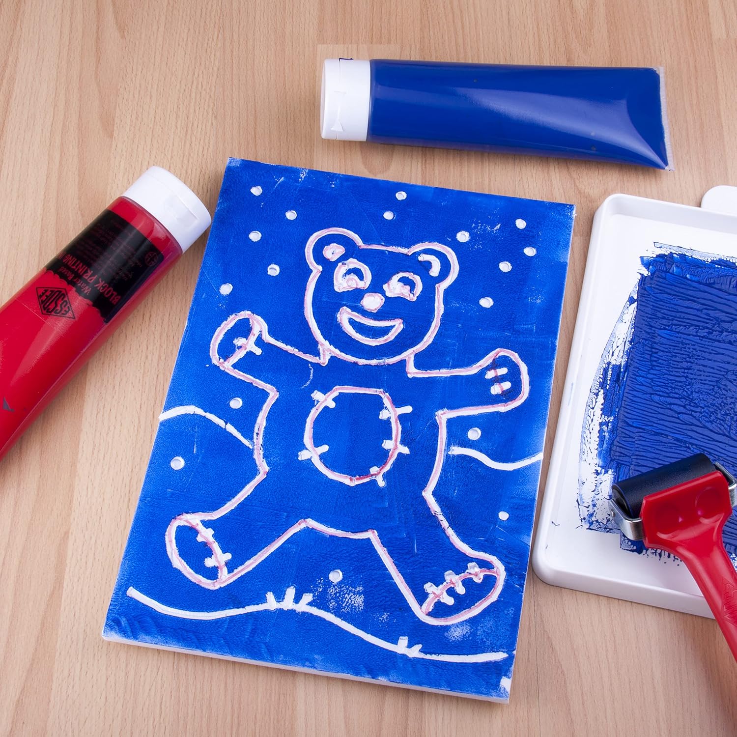 Essdee - Essdee Blokdruk Kit voor Kids