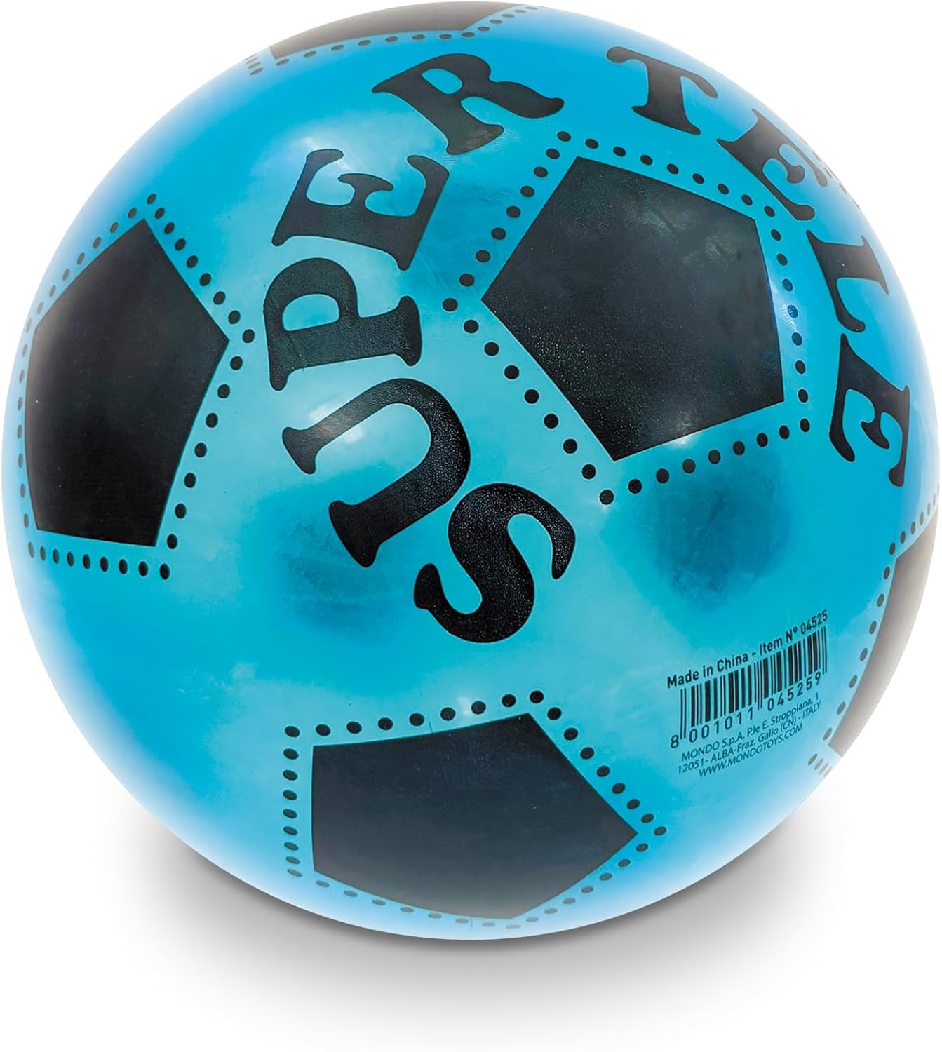 Mondo - Mondo Transparante Gekleurde Voetbal - 22cm
