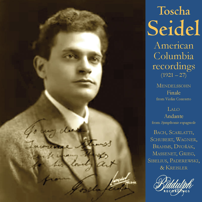 Toscha Seidel: American Columbia Recordings (1921-27)