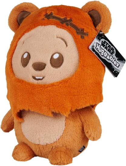 Disney Star Wars Huggables Ewok Plüschfigur 35 cm – großes Kuscheltier Sammlercharakter zum Spielen und Sammeln, extra weicher Stoff, detailreiches Design, Fanartikel für Kinder und Fans