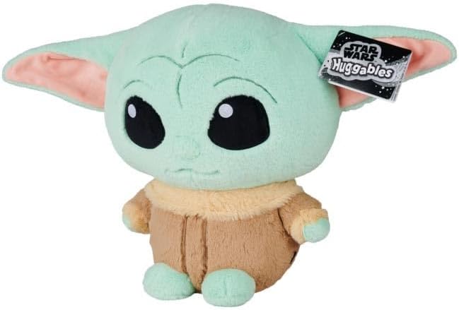Simba Grogu Plush Toy 35 cm Star Wars Plush Toy for Hugging and Sleeping, Soft Doll for Babies and Children from 0 Years, Collectible Figures (6315870815)