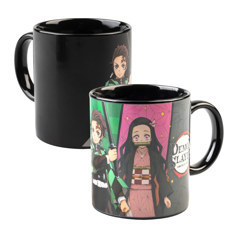 Grupo Erik Tazza Demon Slayer - Tazza Colazione Termosensibile, Magica Cambia Colore con Colori Vivaci e Stampa di Alta Qualità 350ml | Demon Slayer Manga Gadget: Anime Gadget