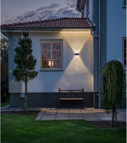 Konstsmide Chieri Spotlamp Buiten - 6-Lichts Led - 3000K - Ip54 - Antraciet