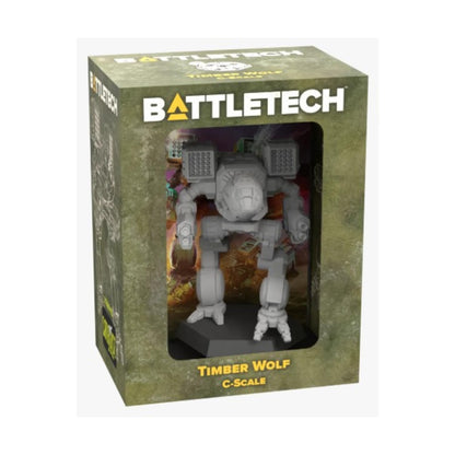 BattleTech Timber Wolf CScale by Catalyst Game Labs | Ages 14+ | Clan Wolf OmniMech Collectible Figure with Detailed Sculpt for Tabletop Wargaming, Painting & Display