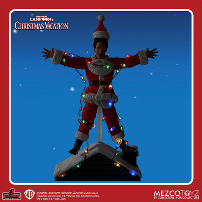 Mezco 5 Points National Lampoon's Christmas Vacation Light Shock Clark Griswold Action Figure