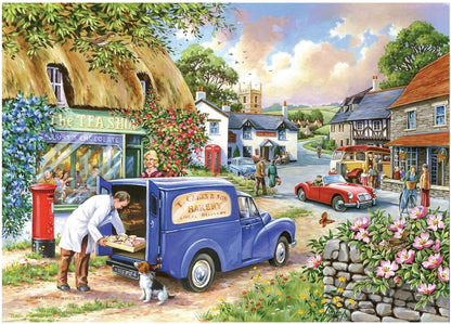 The House of Puzzles | Village Life Jigsaw Puzzles | 500 Piece | Towns and Villages Theme | FSC Certified Board | Multi-Pack | 4 Puzzles