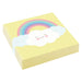 Generique - 20 piccoli tovaglioli di carta piccola nuvola, 25 x 25 cm, colore: giallo