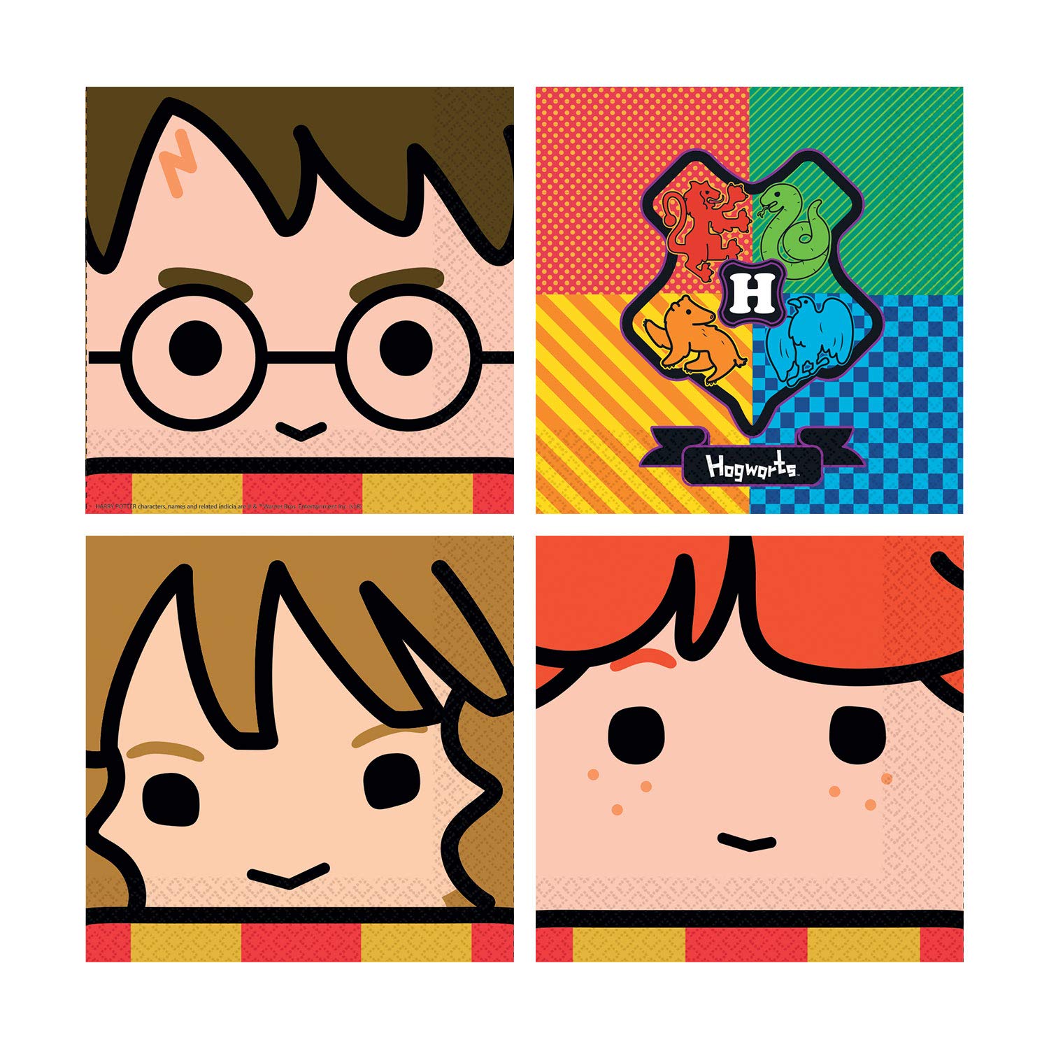 Amscan: 16 Napkins Harry Potter 33 X 33 Cm