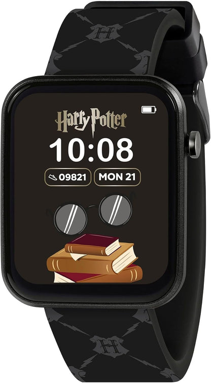 Accutime Harry Potter Kids Black Printed Strap Interactive Smart Watch