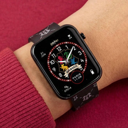 Accutime Harry Potter Kids Black Printed Strap Interactive Smart Watch