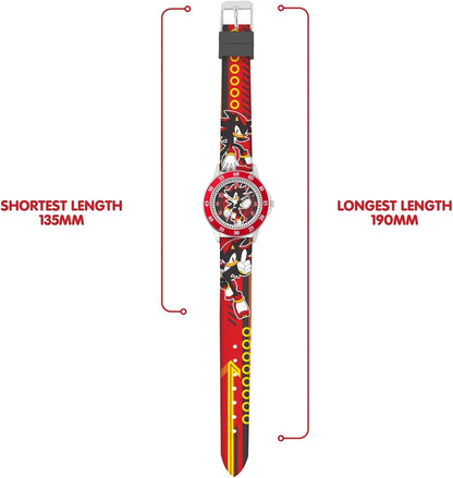 Accutime Sonic Shadow Kids Time Teacher Analogue Watch