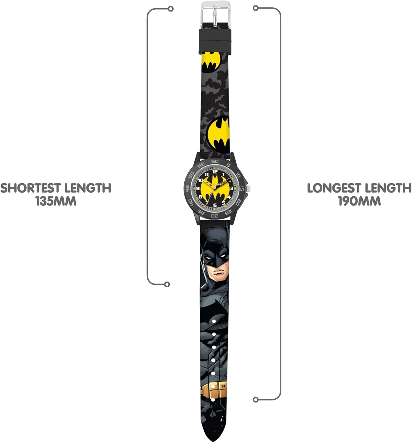 Accutime Batman Children's Time Teacher Analogue Watch