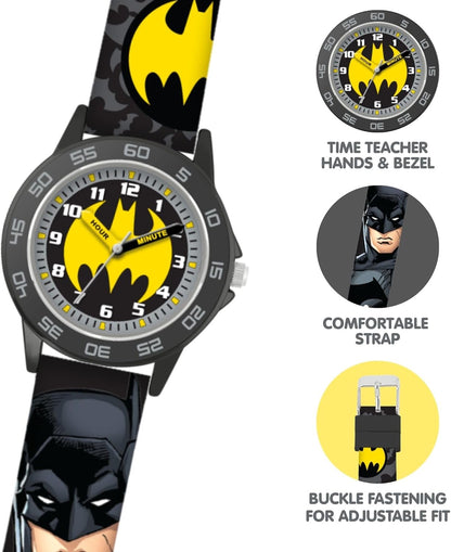Accutime Batman Children's Time Teacher Analogue Watch