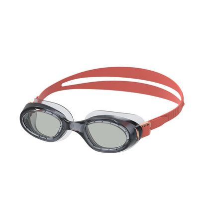 Speedo Kids Unisex Junior Futura Hydrospex Swimming Goggles, Black/Steel, One Size