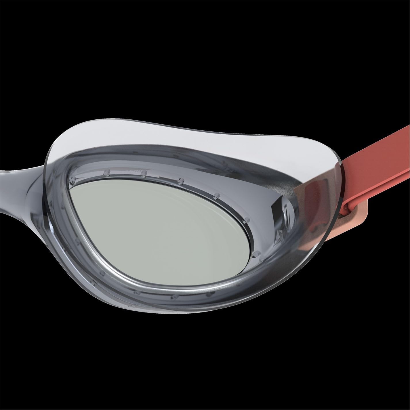 Speedo Kids Unisex Junior Futura Hydrospex Swimming Goggles, Black/Steel, One Size