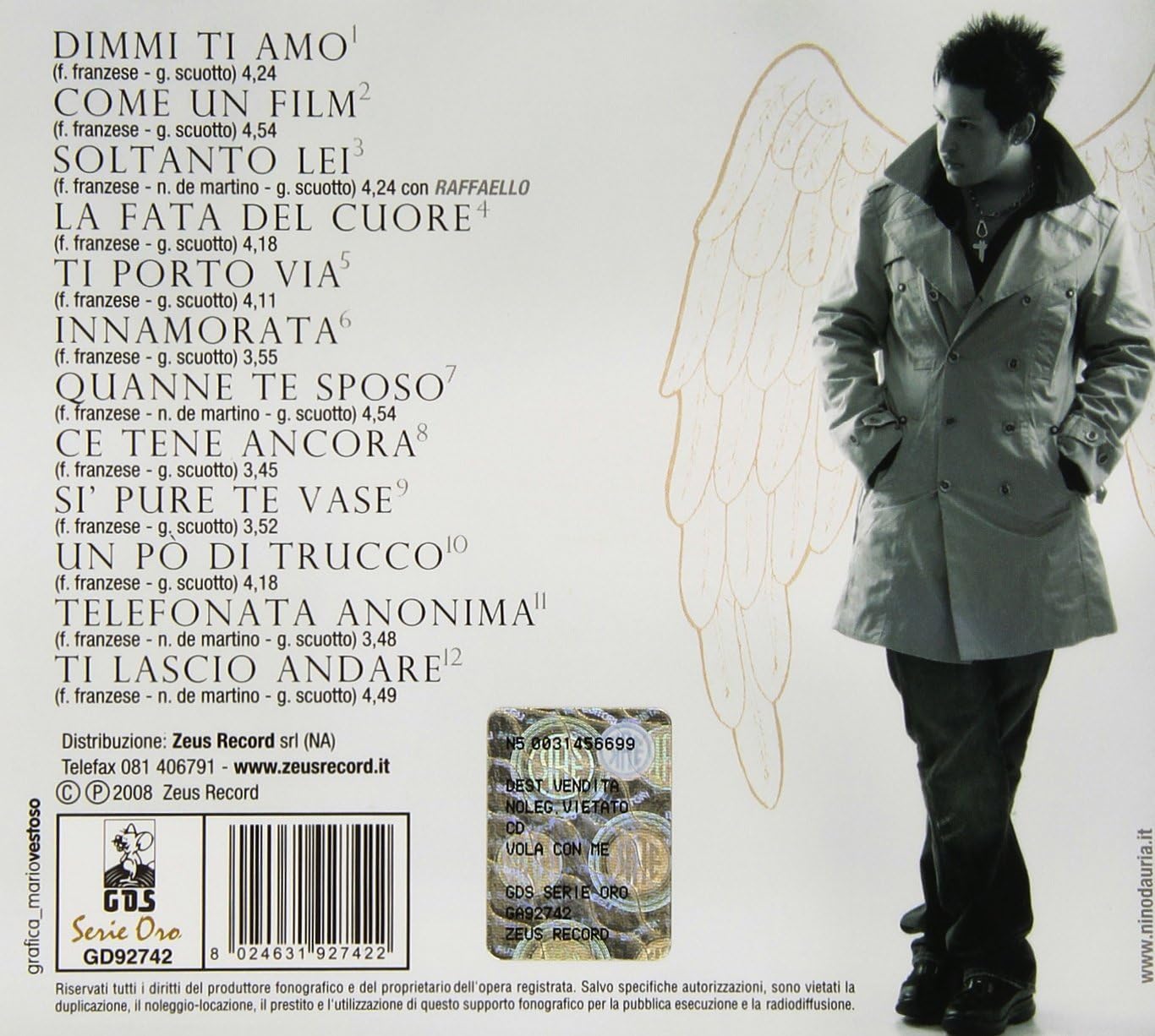 Nino D`Auria - Vola Con Me