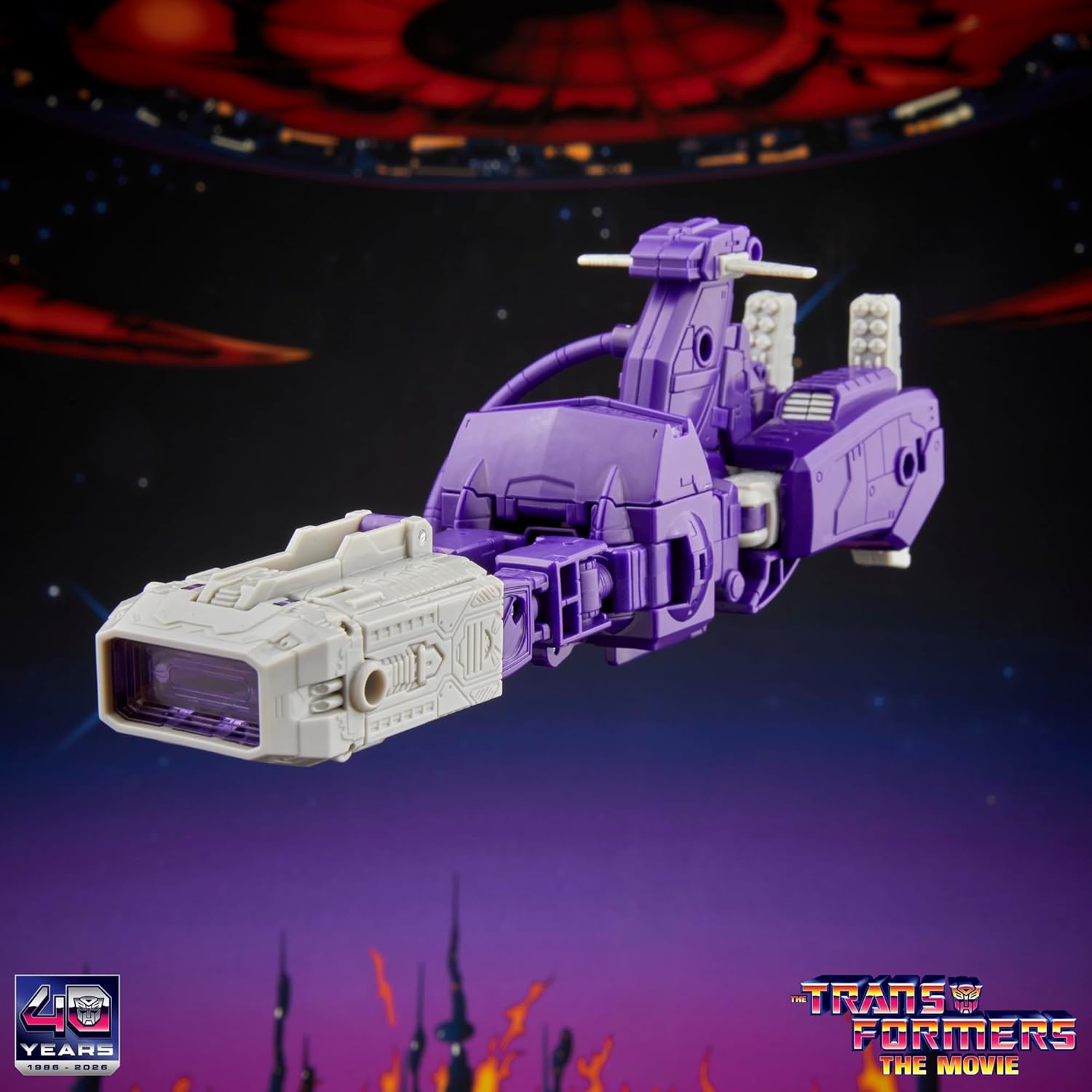 Transformers Studio Series The The Movie Shockwave Voyager Class 6.5-Inch Converting Action Figure, Robot Toys for Ages 8+