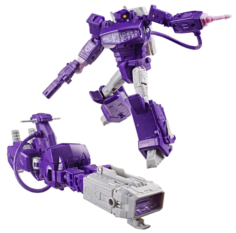 Transformers Studio Series The Transformers: The Movie Shockwave Voyager Class 16.5-cm Converting Action Figure, Robot Toys for Ages 8+ | Transformers Studio Series 7 Inch Action Figure Voyager Class