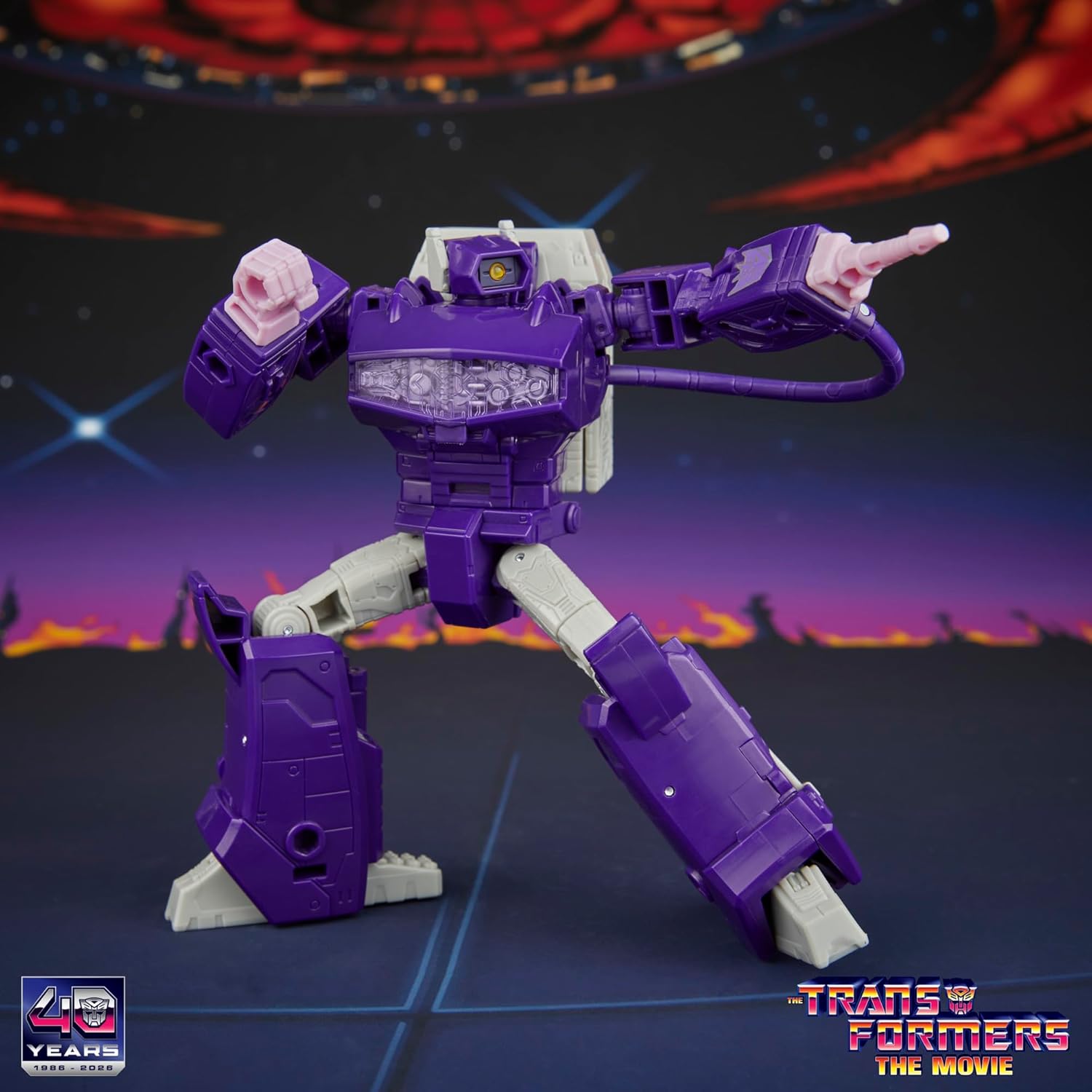 Transformers Studio Series The Transformers: The Movie Shockwave Voyager Class 16.5-cm Converting Action Figure, Robot Toys for Ages 8+ | Transformers Studio Series 7 Inch Action Figure Voyager Class