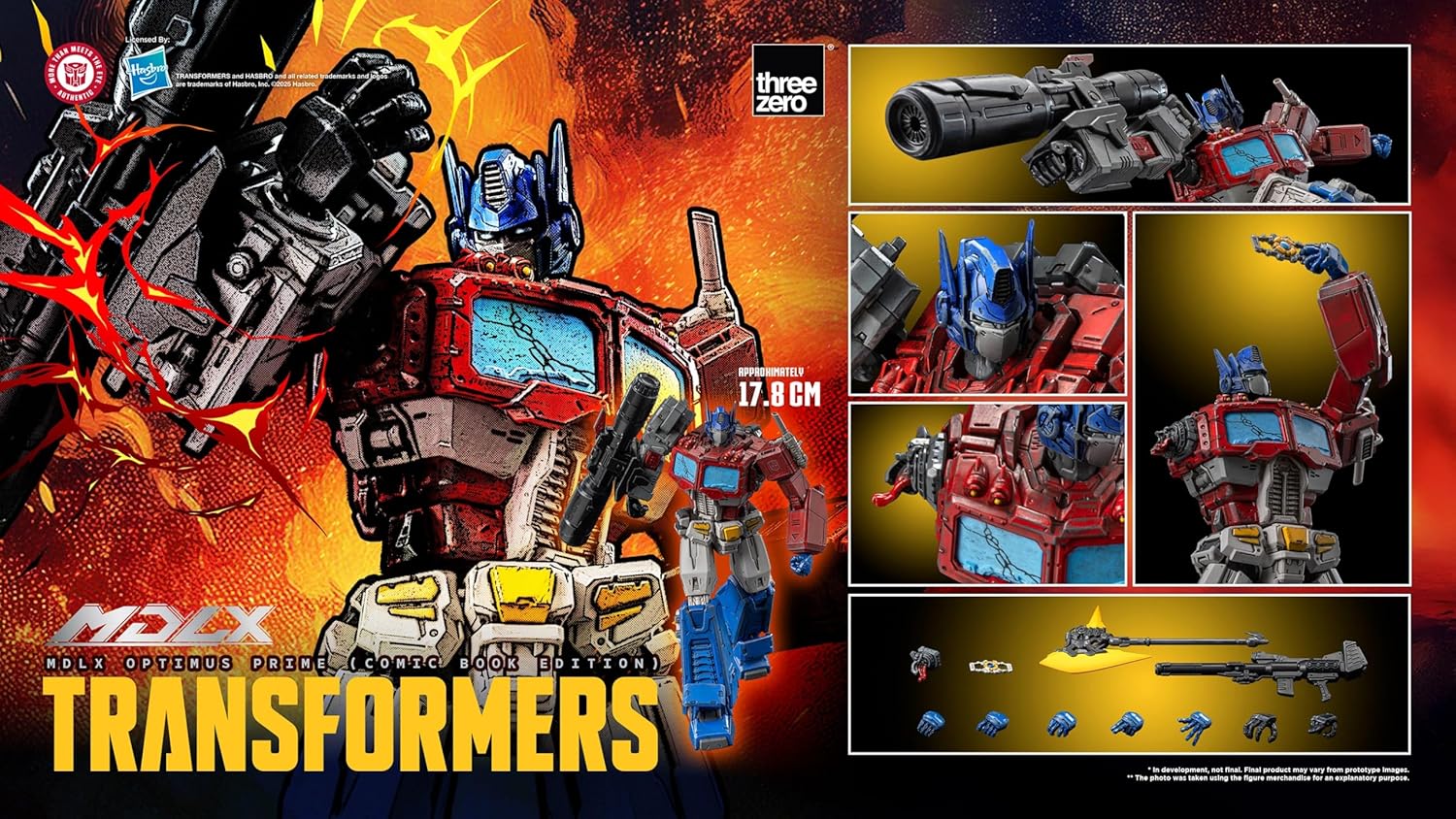 Transformers Optimus Prime Comic Book Edition Mdlx Figure