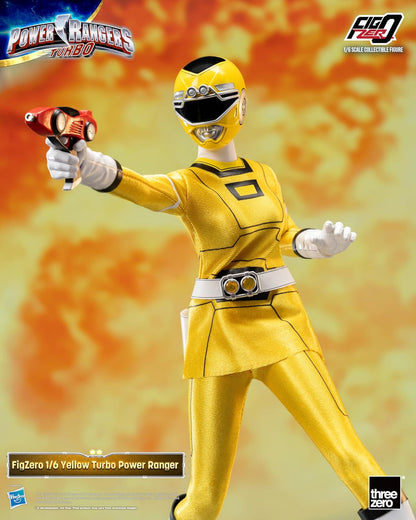 Power Rangers Turbo: FigZero Yellow Turbo Ranger Action Figure in scala 1:6